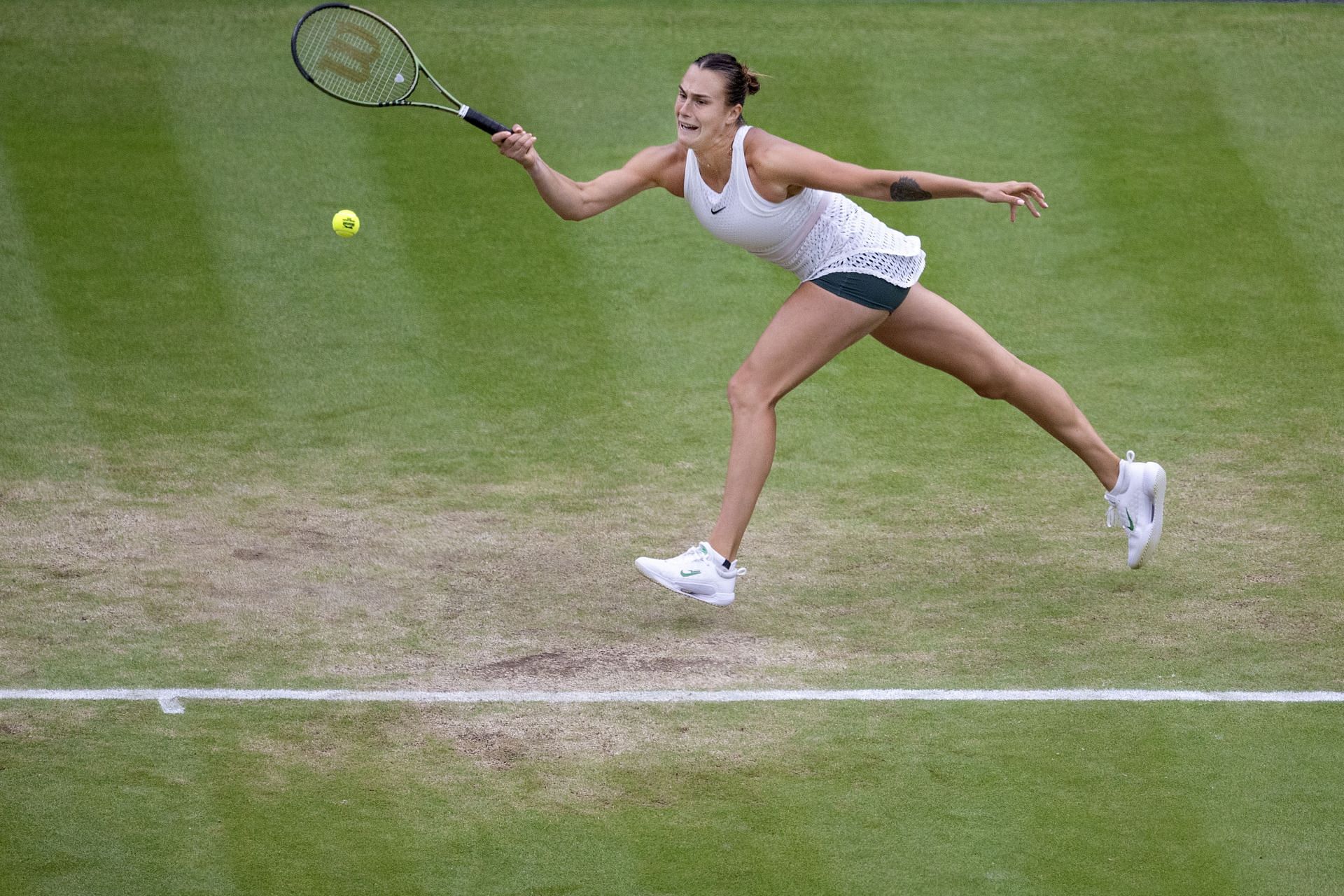 Aryna Sabalenka missed last year's Wimbledon due to a shoulder injury | Image Source: Getty
